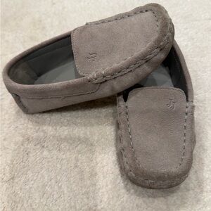 Janie and Jack Gray Kids Loafers